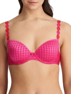 MARIE JO Avero Padded Plunge Bra - Electric Pink