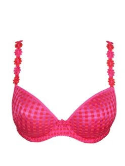MARIE JO Avero Padded Plunge Bra - Electric Pink -FREYA Shop 0100418elp 20plain