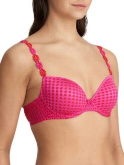 MARIE JO Avero Padded Plunge Bra - Electric Pink -FREYA Shop 0100418elp 20side