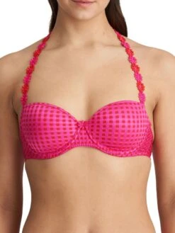 MARIE JO Avero Padded Balcony Bra - Electric Pink -FREYA Shop 0100419elp 20front 202
