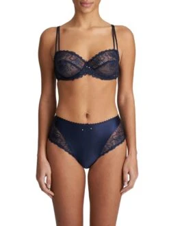MARIE JO Jane Horizontal Seam Balcony Bra - Velvet Blue -FREYA Shop 0101332vel 20full