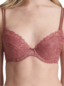 MARIE JO Jane Push Up Bra - Red Copper