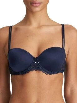MARIE JO Jane Padded Balcony Bra - Velvet Blue