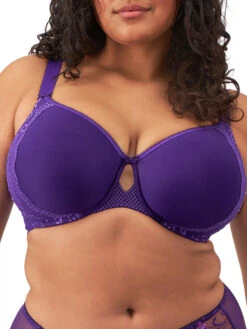 ELOMI Charley Moulded Spacer Bra - Iris