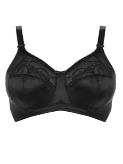 ELOMI Cate Soft Cup Bra - Black -FREYA Shop 4033 blk 20no 20model
