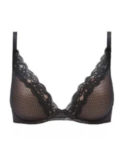 Passionata Brooklyn Plunge Bra - Black -FREYA Shop 57010 20011 20plain