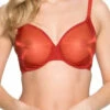 Gossard Glossies Sheer Moulded Bra - Cayenne 1 Gossard Glossies Sheer Moulded Bra - Cayenne -FREYA Shop 6271 glossies sheer bra cayenne front 20model2
