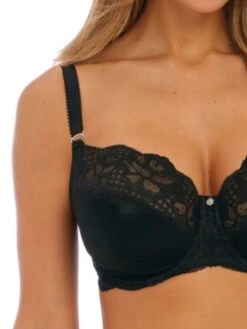 FANTASIE Reflect Side Support Bra - Black -FREYA Shop BraFor Me Fantasie Lingerie Reflect Black BLK FL101801 FC