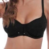 FREYA Sundance Sweetheart Bikini Top - Black -FREYA Shop BraForMe AS3970 BLK Freya Swim Sundance Black Underwired Padded Sweetheart Bikini Top F