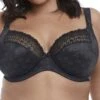 ELOMI Kim Side Support Plunge Bra - Black 2 ELOMI Kim Side Support Plunge Bra - Black -FREYA Shop BraForMe Elomi Kim EL4340 Bra BLK Black F