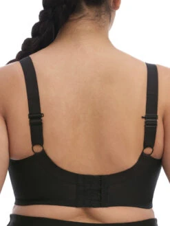 ELOMI Energise Sports Bra - Black -FREYA Shop BraForMe Elomi Lingerie Energise 8041 BLK B1