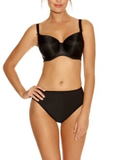 FANTASIE Smoothing Moulded T-Shirt Bra - Black 9 FANTASIE Smoothing Moulded T-Shirt Bra - Black -FREYA Shop BraForMe Fantasie Lingerie Smoothing FL4510 Black BLK Full