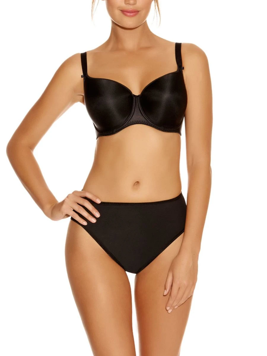 FANTASIE Smoothing Moulded T-Shirt Bra - Black 5 FANTASIE Smoothing Moulded T-Shirt Bra - Black - Image 3