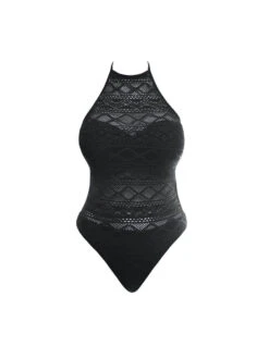 FREYA Sundance High Neck Swimsuit - Black -FREYA Shop BraForMe Freya Sundance High Neck Swimsuit AS3974BLK Black P