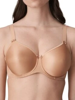 PRIMADONNA Satin Full Cup Bra - Cognac