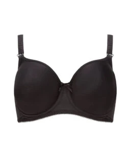 FREYA Pure Nursing Drop Cup Bra - Black -FREYA Shop BraForMe Pure AA1581 UW Moulded Nursing Bra BLK Black P1