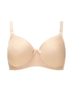 FREYA Pure Nursing Drop Cup Bra - Nude -FREYA Shop BraForMe Pure AA1581 UW Moulded Nursing Bra NUE Nude P1
