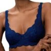 Triumph Amourette 300 WHP Half Cup Bra - Deep Water -FREYA Shop BraForMe Triumph Amourette WHP 300 X Deep Water 6722 F