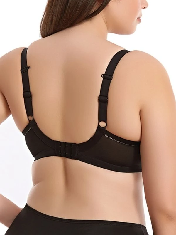 ELOMI Bijou Banded Moulded Plunge T-Shirt Bra - Black 5 ELOMI Bijou Banded Moulded Plunge T-Shirt Bra - Black - Image 3