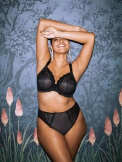 ELOMI Charley Stretch Plunge Bra - Black -FREYA Shop ElomiCharleyEL4382BLKBlackLS