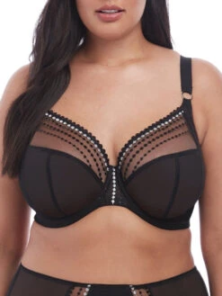ELOMI Matilda Plunge Bra - Black