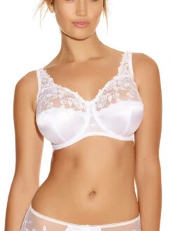 FANTASIE Belle Full Cup Bra - White -FREYA Shop Fantasie Belle Underwired Bra 6000 White Front
