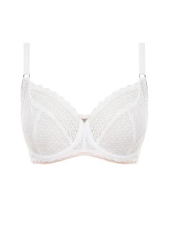 FREYA Daisy Lace Balcony Bra - White -FREYA Shop Freya Daisy Lace 5131 White No Model