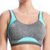 FREYA Epic Moulded Crop Top Sports Bra - Carbon -FREYA Shop Freya Epic 4004 Carbon Front