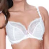 Freya Fancies Plunge Bra - White -FREYA Shop Freya Fancies 1011 White Front