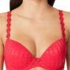 MARIE JO Avero Padded Plunge Bra - Scarlet