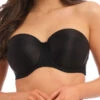 FANTASIE Smoothing Moulded Strapless Bra - Black -FREYA Shop Smoothing FL4530 UW Moulded Strapless Bra BLK Black front
