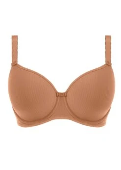 FREYA Idol Moulded Balcony Bra - Cinnamon -FREYA Shop aa1050 cin freya lingerie idol cinnamon underwired moulded balcony bra p