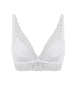 FREYA Erin Bralette - White 7 FREYA Erin Bralette - White -FREYA Shop aa3233 whe cut freya lingerie erin white non wired bralette