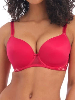 FREYA Awakening Demi Moulded Bra - Red