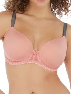 FREYA Offbeat Moulded Demi T-Shirt Bra - Rosehip