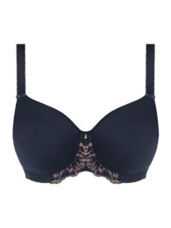 FANTASIE Aubree Moulded Spacer Bra - Navy -FREYA Shop aubree navy uw moulded spacer bra fl6931 cutout