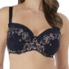 FANTASIE Aubree Padded Half Cup Bra - Navy -FREYA Shop aubree navy uw padded half cup bra f 5160676d 3a36 4a33 b45d 6094b99d51b1
