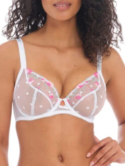 FREYA Awakening Demi Plunge Bra - White