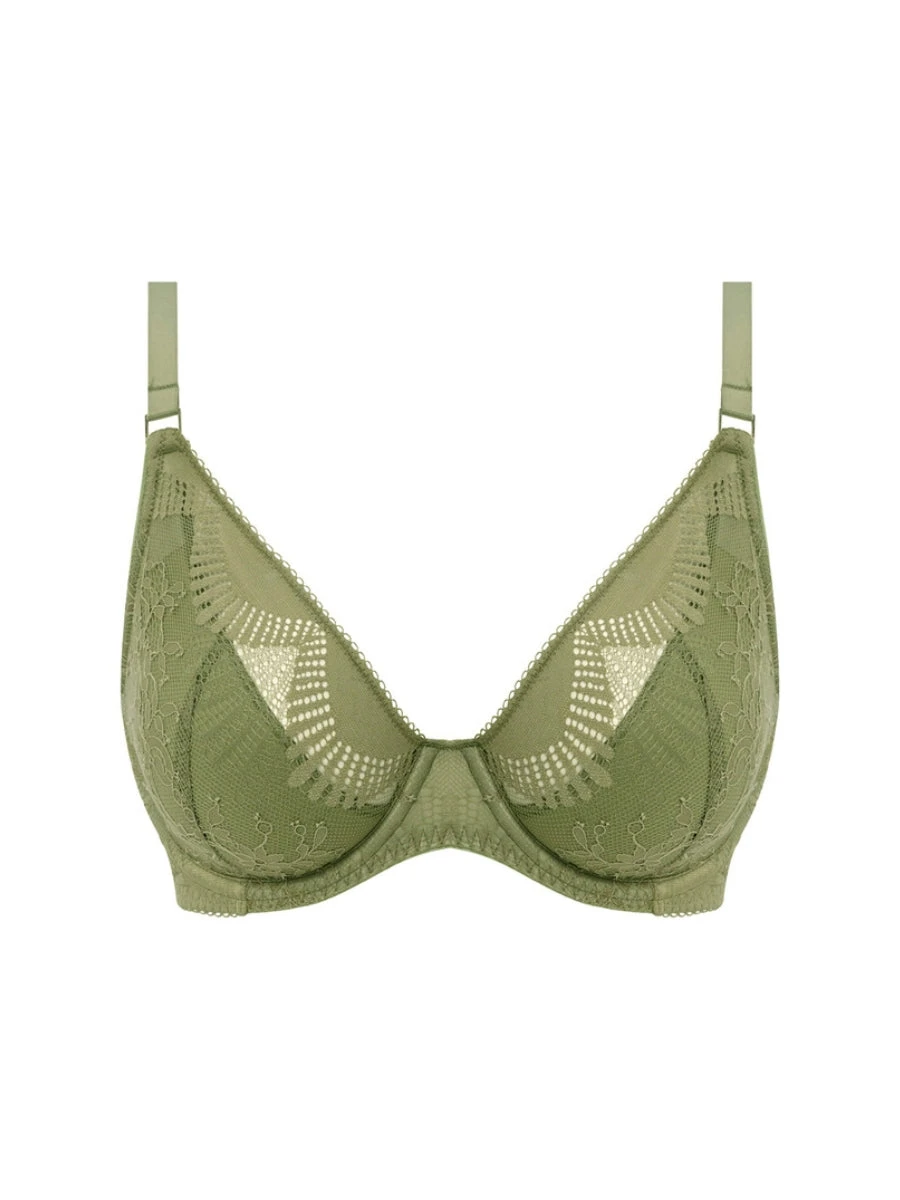 Wacoal Sensu Lace Plunge Bra - Silk Green 10 Wacoal Sensu Lace Plunge Bra - Silk Green - Image 8