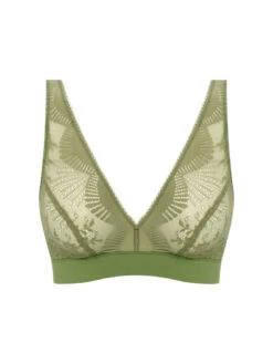 Wacoal Sensu Lace Non-Wired Bralette - Silk Green -FREYA Shop brafoeme wacoal sensu lace WE601203 GEN c