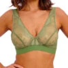 Wacoal Sensu Lace Non-Wired Bralette - Silk Green -FREYA Shop brafoeme wacoal sensu lace WE601203 GEN f