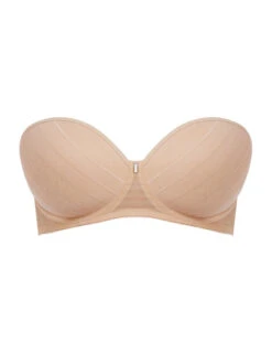 FREYA Cameo Strapless Moulded Bra - Sand -FREYA Shop braforme aa3163 sad freya lingerie cameo sand underwired deco strapless moulded bra p