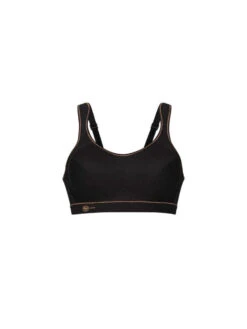 ANITA Extreme Control Sports Bra - Black/Gold -FREYA Shop braforme anita active sports bra 5527 471 p