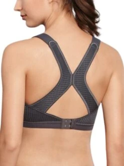 ANITA Dynamix Star Sports Bra - Heather Grey -FREYA Shop braforme anita active sports bras 5537 254 b