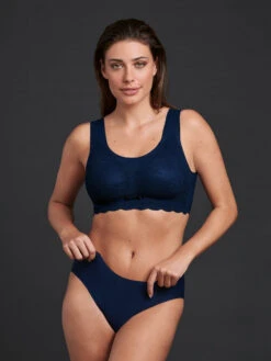ANITA Essential Lace Bralette - Maritime Blue -FREYA Shop braforme anita essential lace 5400 380 l
