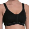 ANITA Front Closure Sports Bra - Black -FREYA Shop braforme anita frontline open 5523 001 f