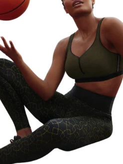 ANITA Performance Sports Bra - Dark Olive/Black -FREYA Shop braforme anita performance 5566 848 3l