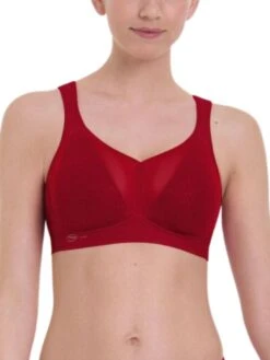 ANITA Air Control Deltapad Sports Bra - Lipstick