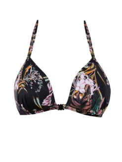 FREYA Tahiti Nights Triangle Bikini Top - Black -FREYA Shop braforme as200011 blk cut freya swim tahiti nights black non wired triangle bikini top p