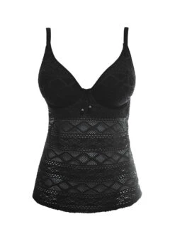 FREYA Sundance Tankini Top - Black -FREYA Shop braforme as3972 blk freya swim sundance black underwired tankini top p